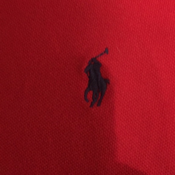 Red XL Ralph Lauren polo - Picture 3 of 3